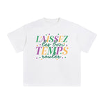 Laissez Temps Graphic Tee-INNBLAC Fashion Apparel