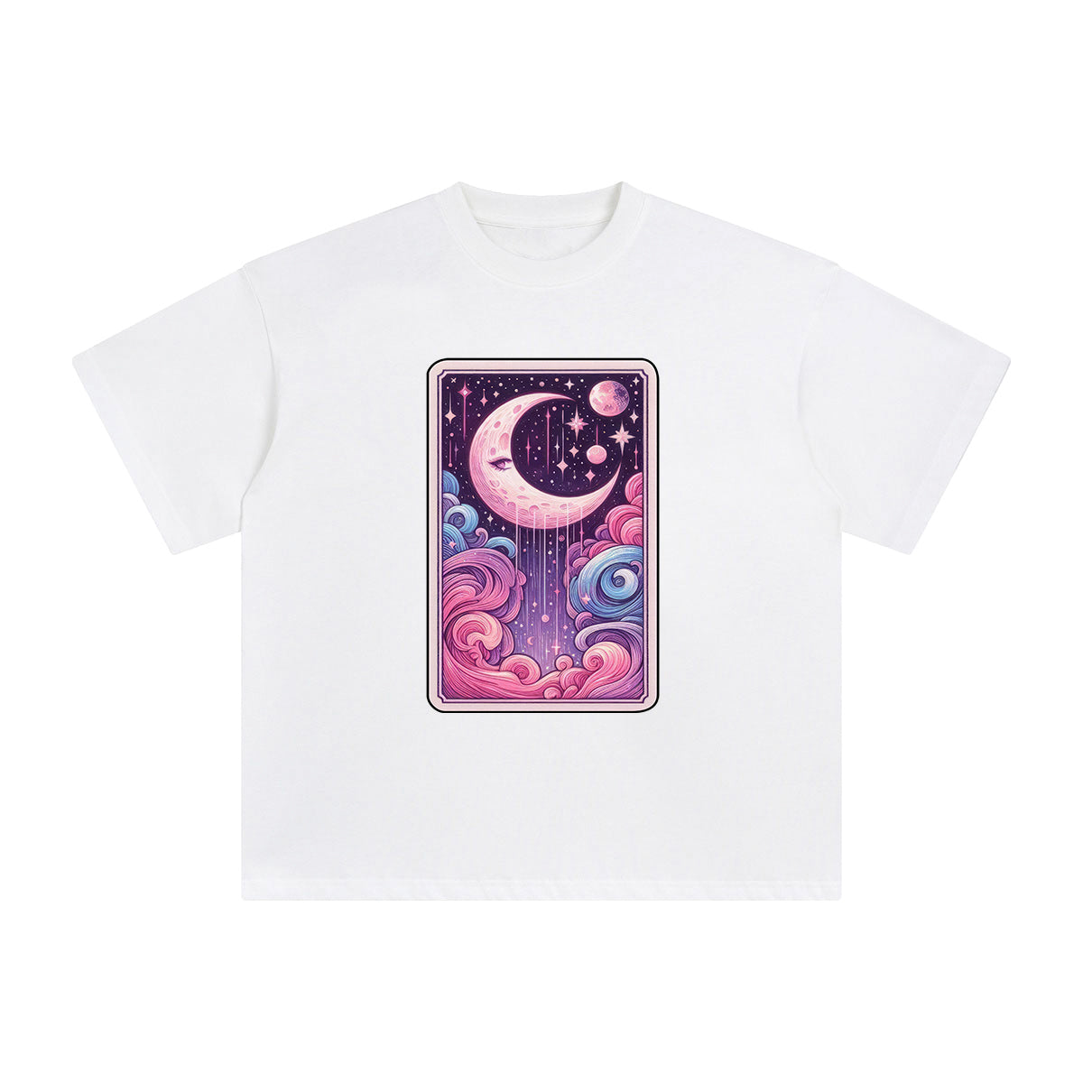 Moon Graphic Tee-INNBLAC Fashion Apparel
