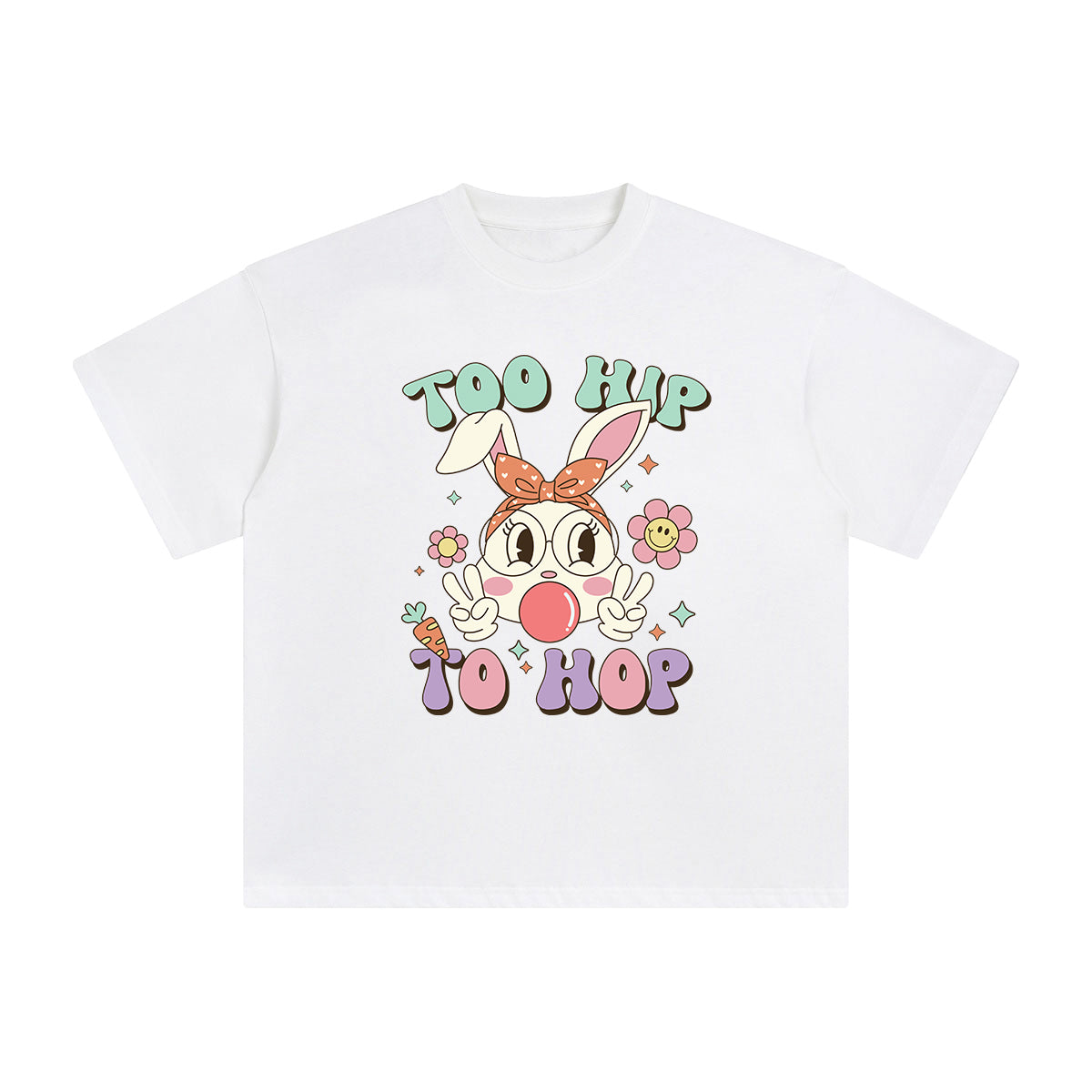 Too Hip To Hop Graphic Tee-INNBLAC Fashion Apparel