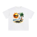 Sun Wearing Sunglasses Graphic Tee-INNBLAC Fashion Apparel