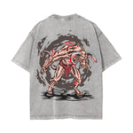Bull Beast Graphic Washed Tee-INNBLAC Fashion Apparel