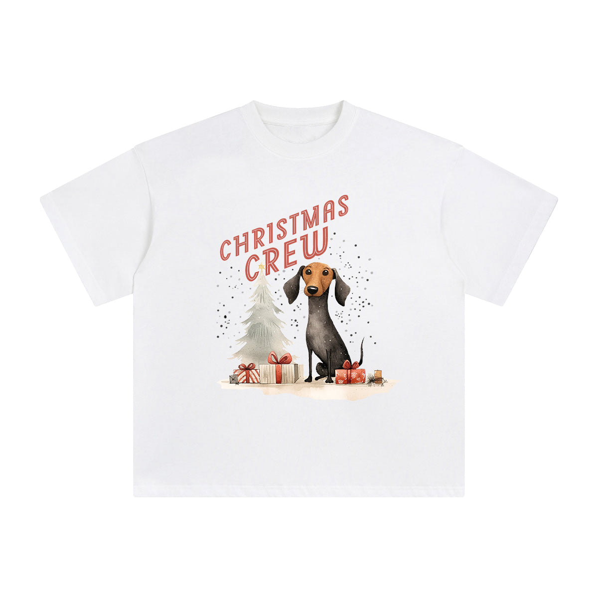 Christmas Crew Graphic Tee-INNBLAC Fashion Apparel