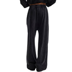 Stone-Wash Side Seam Distressed Sweatpants