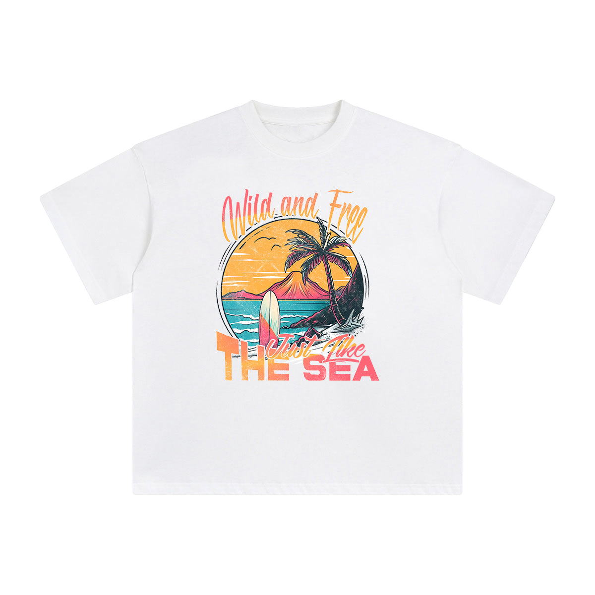 Wild & Free Graphic Tee-INNBLAC Fashion Apparel