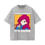 It's Not Cartoons Graphic Washed Tee-INNBLAC Fashion Apparel