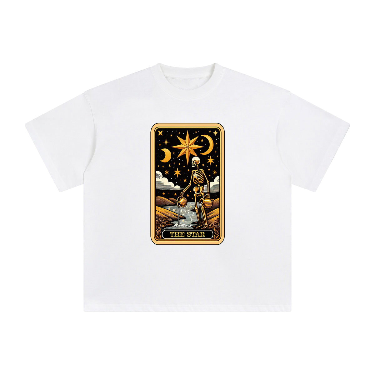 The Star Card Graphic Tee-INNBLAC Fashion Apparel