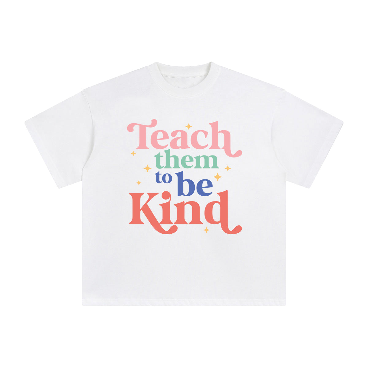 Teach Them To Be Kind Graphic Tee-INNBLAC Fashion Apparel