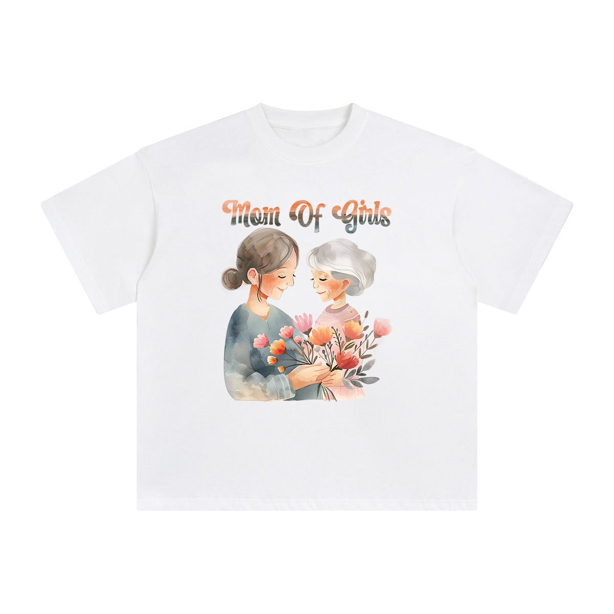 Mom Of Girls Graphic Tee-INNBLAC Fashion Apparel
