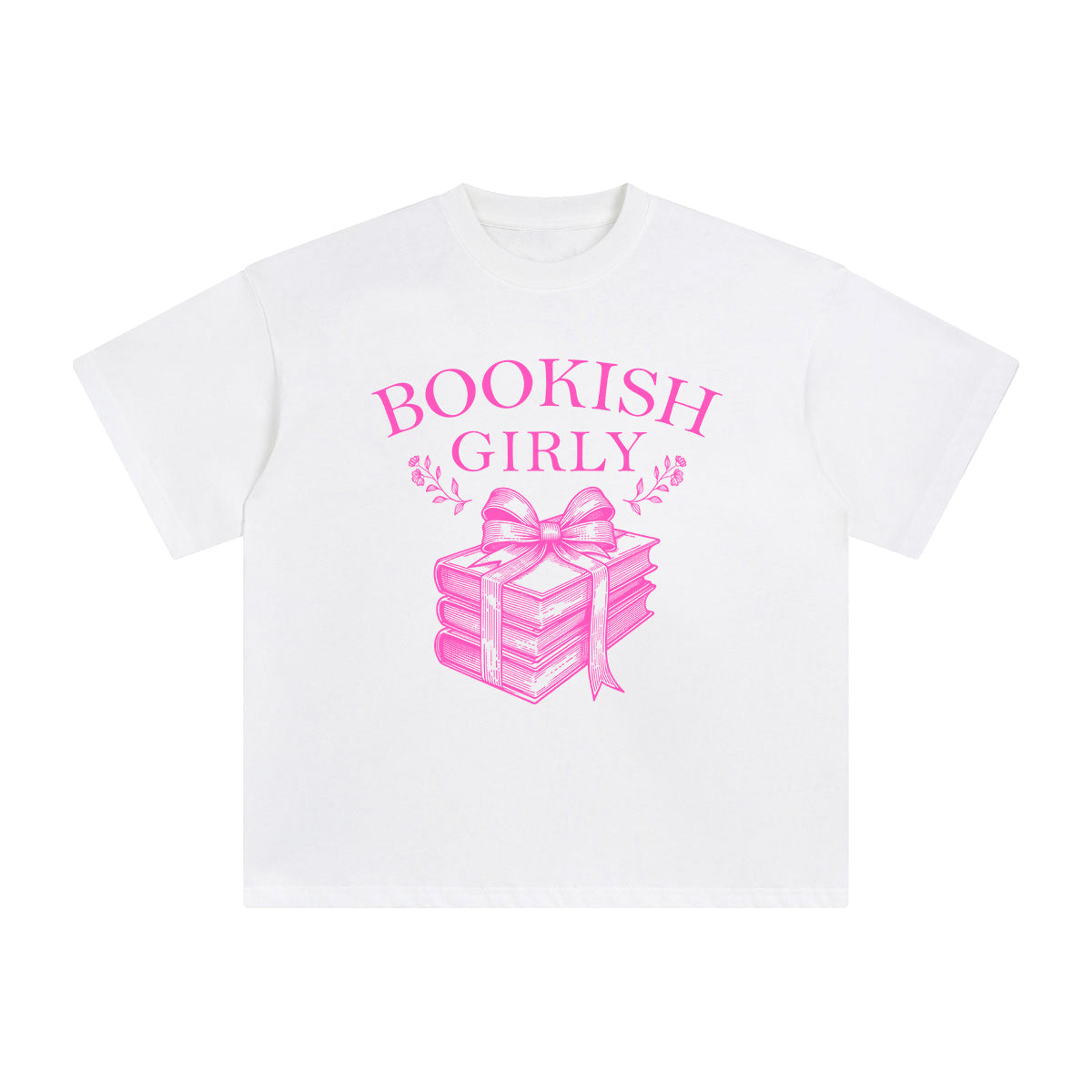 Bookish Girly Graphic Tee-INNBLAC Fashion Apparel