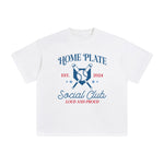 Home Plate Baseball Graphic Tee-INNBLAC Fashion Apparel