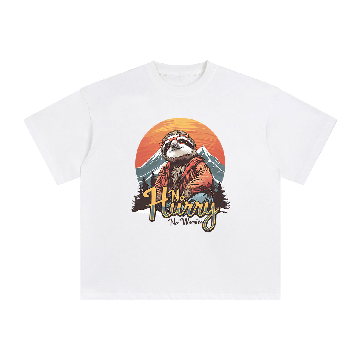 No Hurry No Worries Graphic Tee-INNBLAC Fashion Apparel