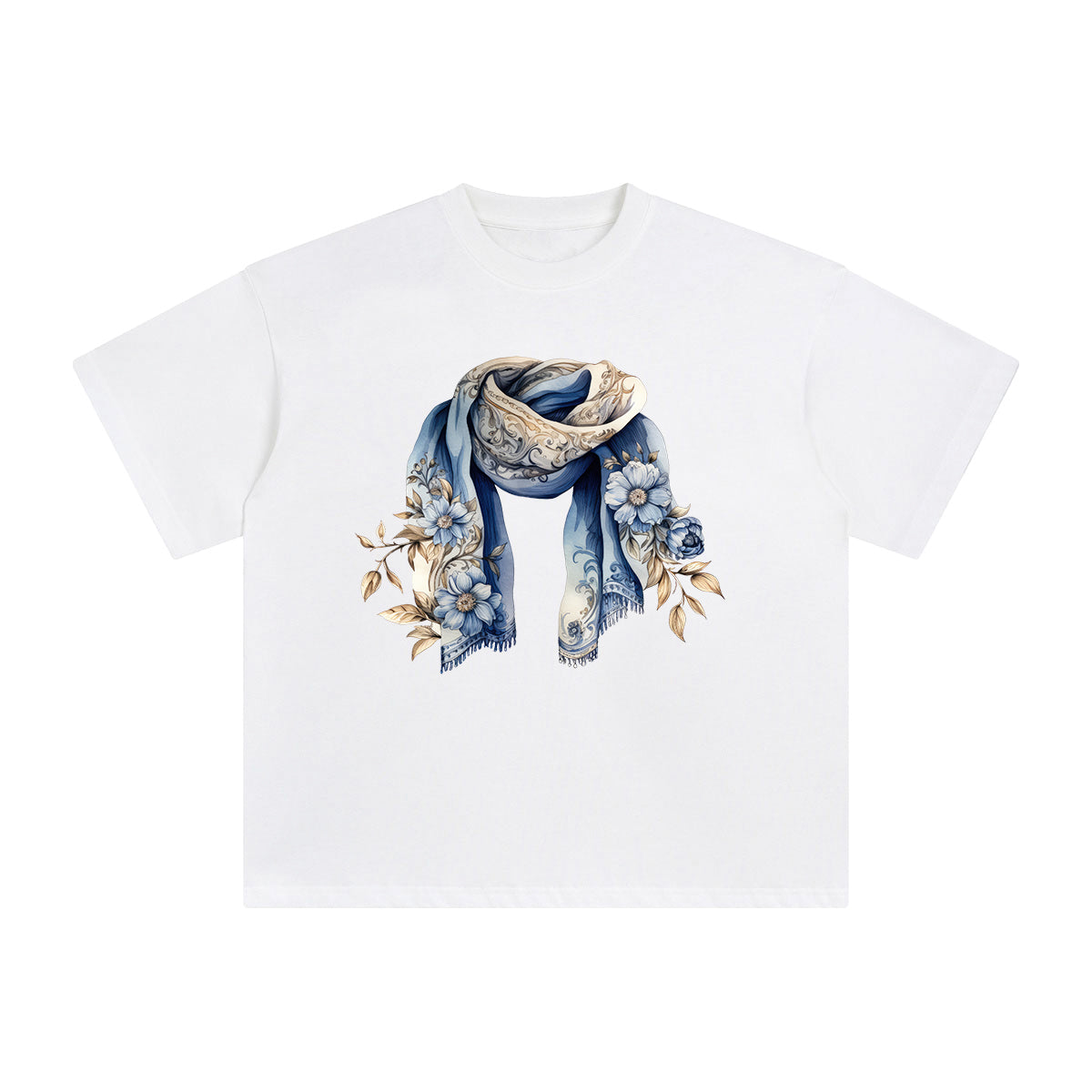Scarf Graphic Tee-INNBLAC Fashion Apparel