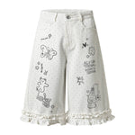 Street Graffiti Cartoon Baggy Jeans