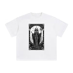 Mystery Skeleton Tarot Card Graphic Tee-INNBLAC Fashion Apparel