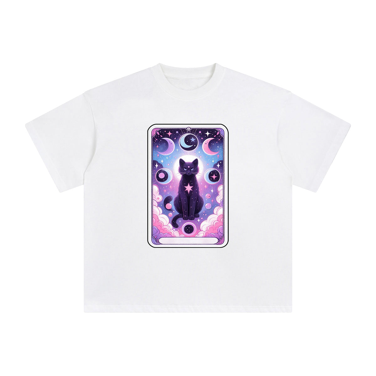 Star Cat Graphic Tee-INNBLAC Fashion Apparel
