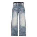 Constructed Decorative Pocket Relaxed Fit Jeans