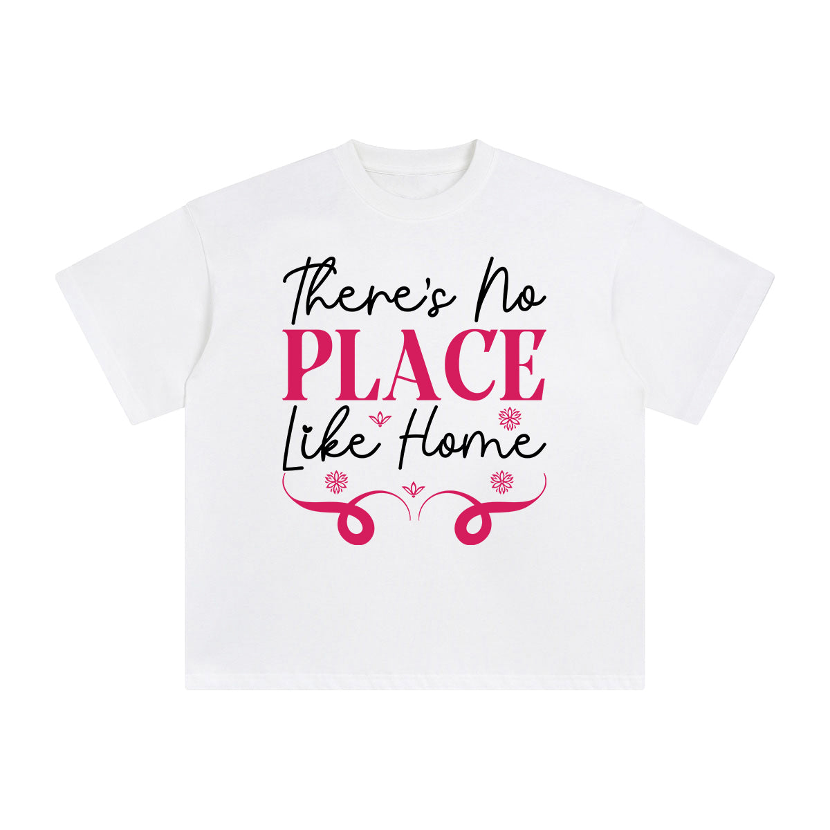 There's No Place Like Home Aesthetic Graphic Tee-INNBLAC Fashion Apparel