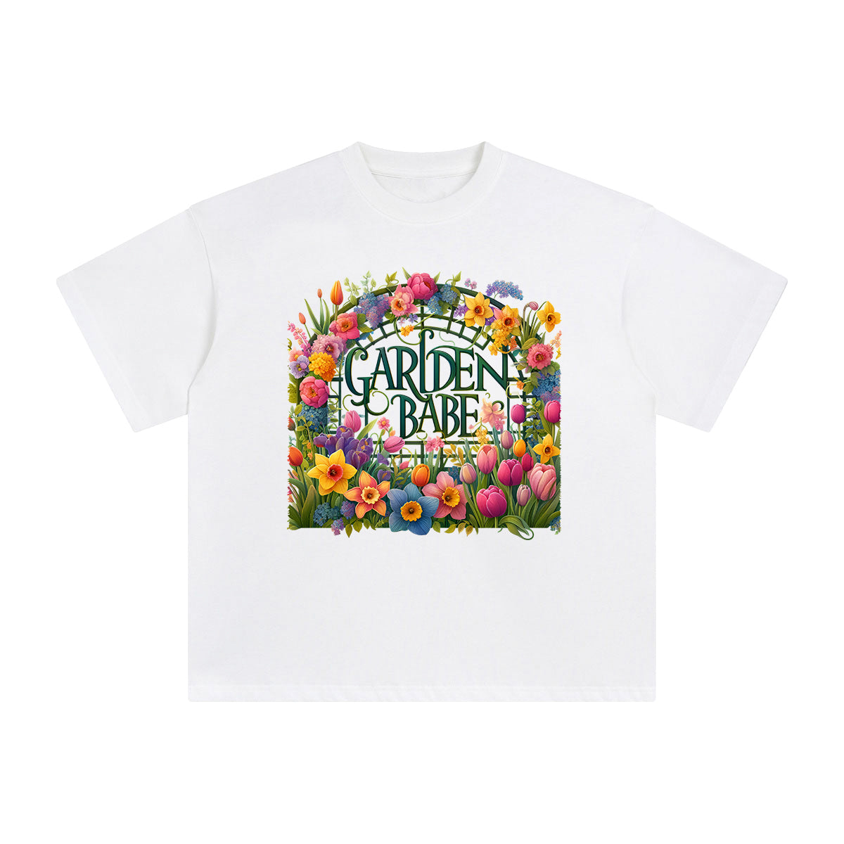 Garden Babe Graphic Tee-INNBLAC Fashion Apparel