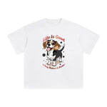 Life Is Good A Dog Makes It Better Graphic Tee-INNBLAC Fashion Apparel