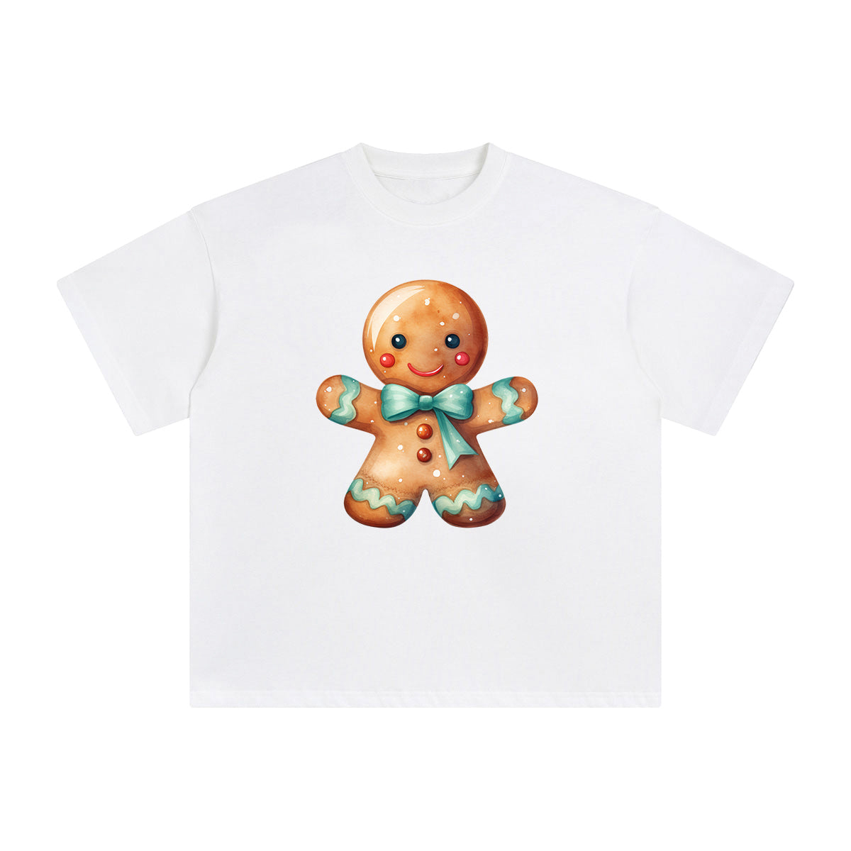 Gingerbread Man Graphic Tee-INNBLAC Fashion Apparel