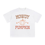 Howdy Pumpkin Graphic Tee-INNBLAC Fashion Apparel
