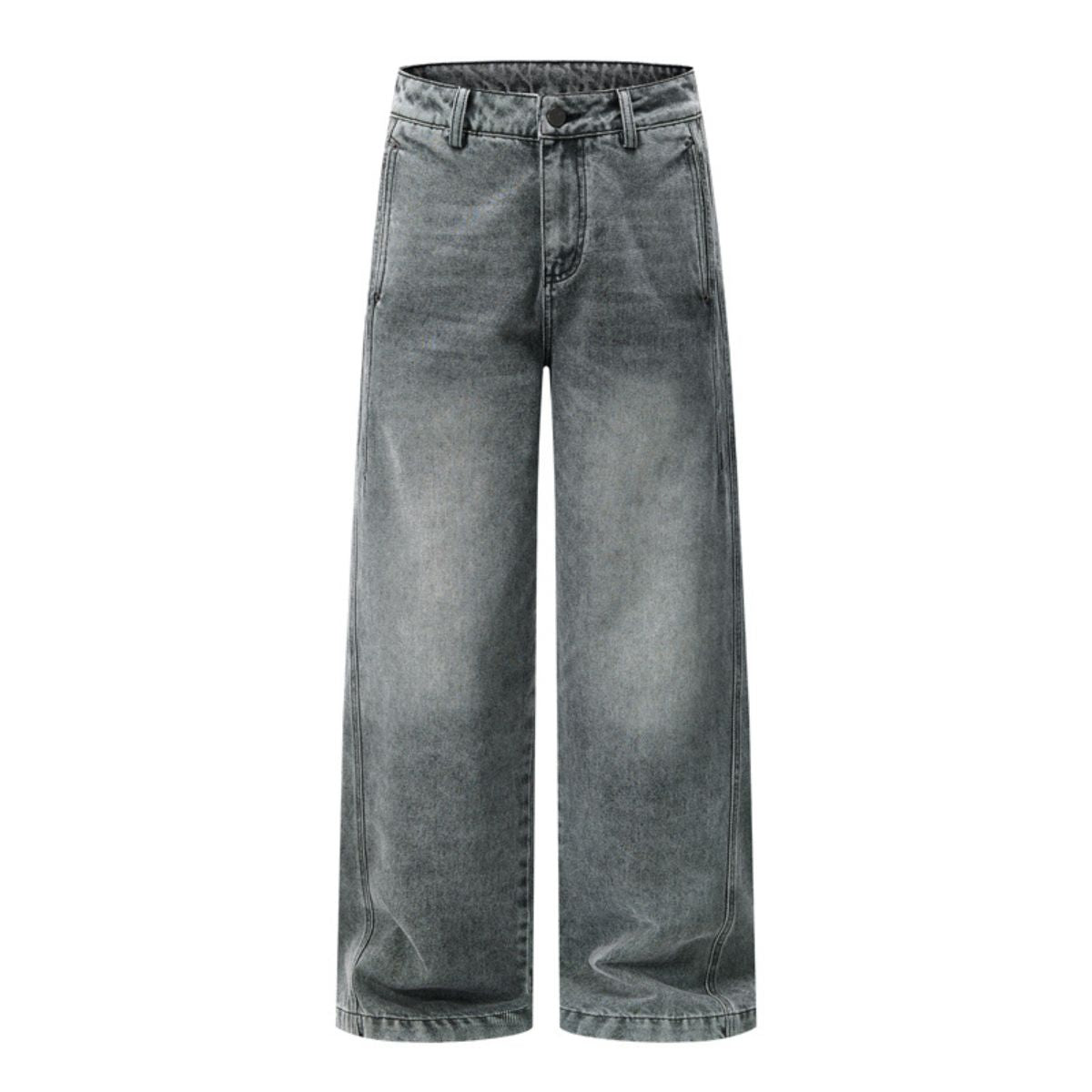 Washed American Streetwear Unisex Jeans