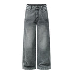 Washed American Streetwear Unisex Jeans