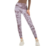High-Waist Tie-Dye Knit Jeggings