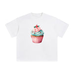 Christmas Cupcake Graphic Tee-INNBLAC Fashion Apparel