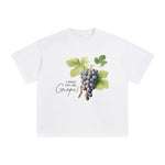 T Think You Are Grape Graphic Tee-INNBLAC Fashion Apparel