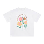 Flowers Abstract Graphic Tee-INNBLAC Fashion Apparel