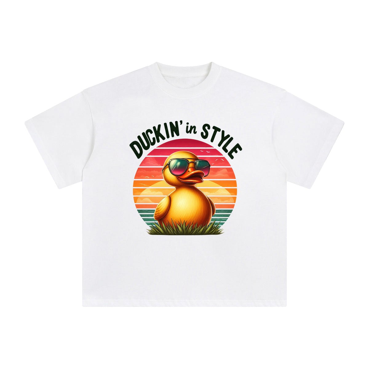 Duckin' In Style Graphic Tee-INNBLAC Fashion Apparel