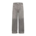 Vintage Washed Spray-Dyed Relaxed Straight-Leg Jeans