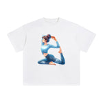 Yoga Mom Comic Graphic Tee-INNBLAC Fashion Apparel
