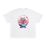Valentine Snow Globe Graphic Tee-INNBLAC Fashion Apparel