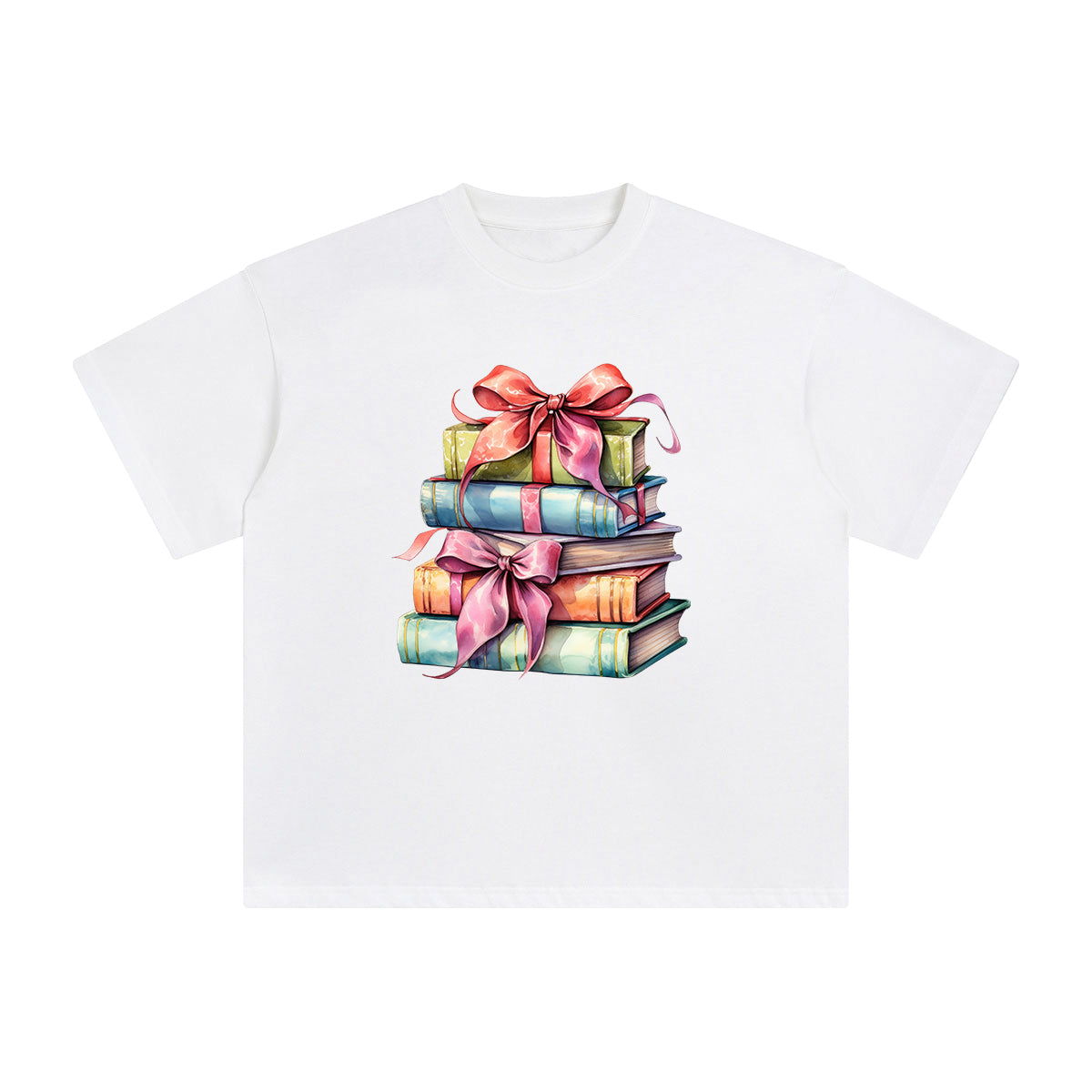 Books Graphic Tee-INNBLAC Fashion Apparel