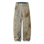 Smoke Rise Muddy Washed Barrel-Leg Jeans