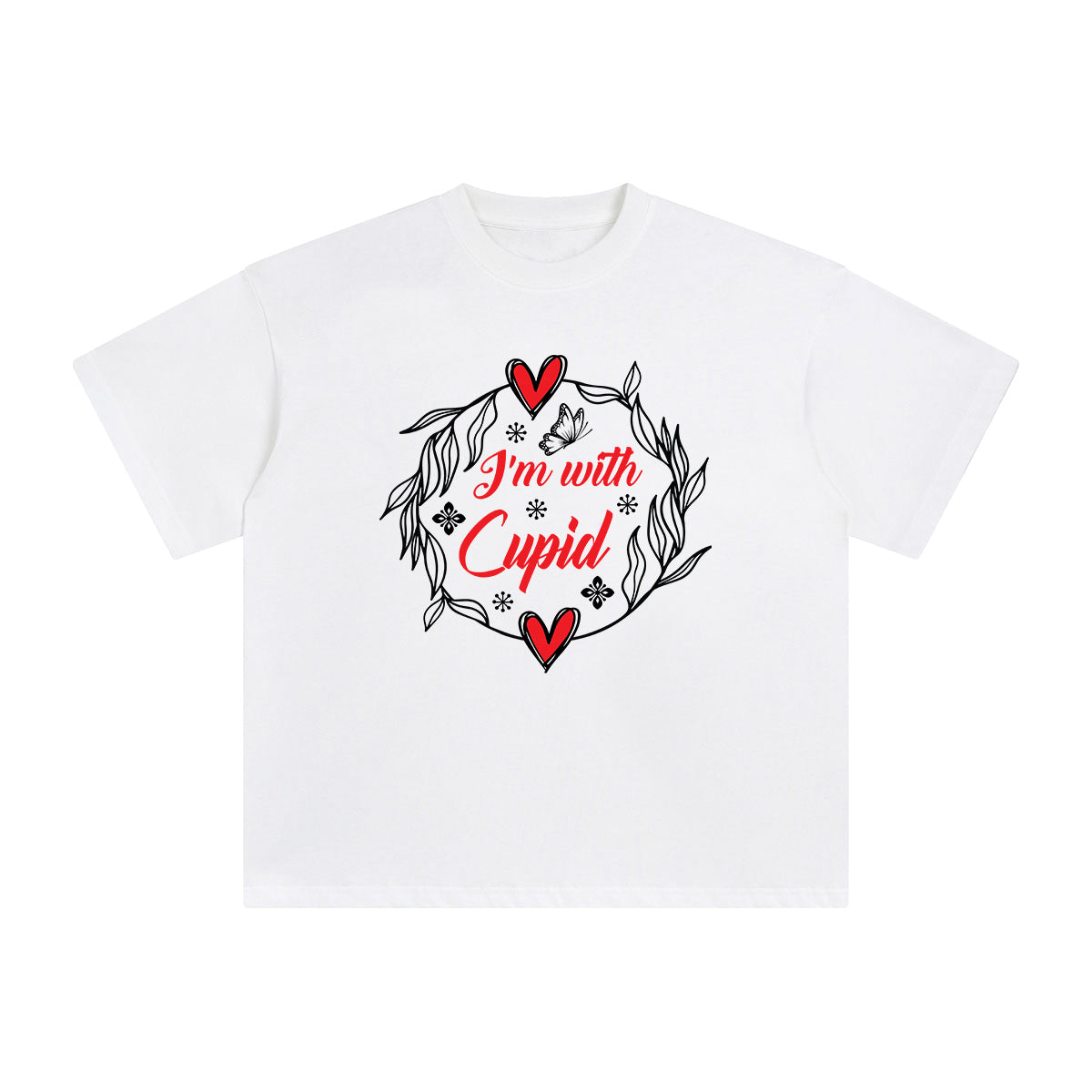 I'm With Cupid Graphic Tee-INNBLAC Fashion Apparel