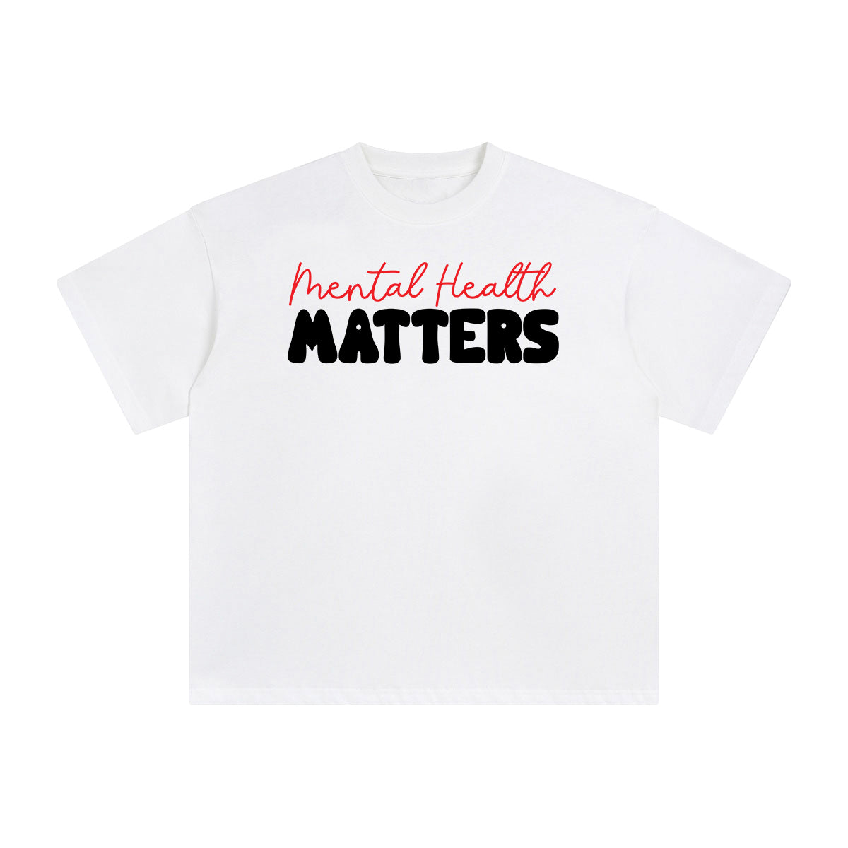 Mental Health Matters Aesthetic Graphic Tee-INNBLAC Fashion Apparel