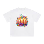 Halloween Pumpkin Graphic Tee-INNBLAC Fashion Apparel