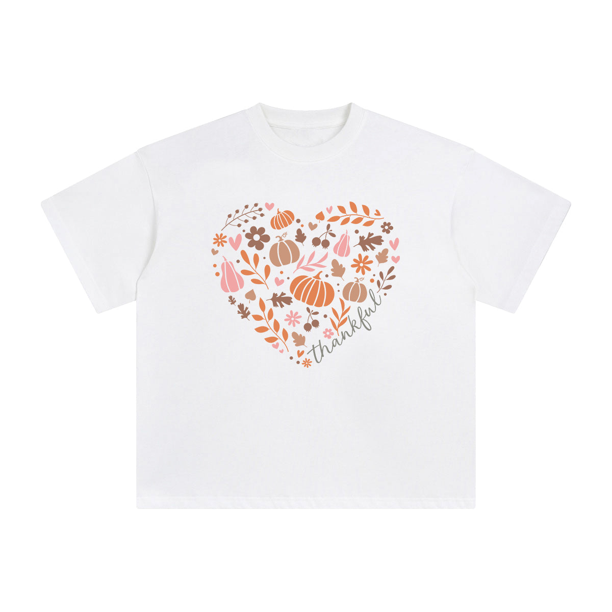 Thankful Heart Graphic Tee-INNBLAC Fashion Apparel