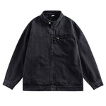 Japanese Heavyweight Retro Washed Loose Denim Jacket
