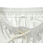 Pantalones cargo de pierna ancha y corte tobillero