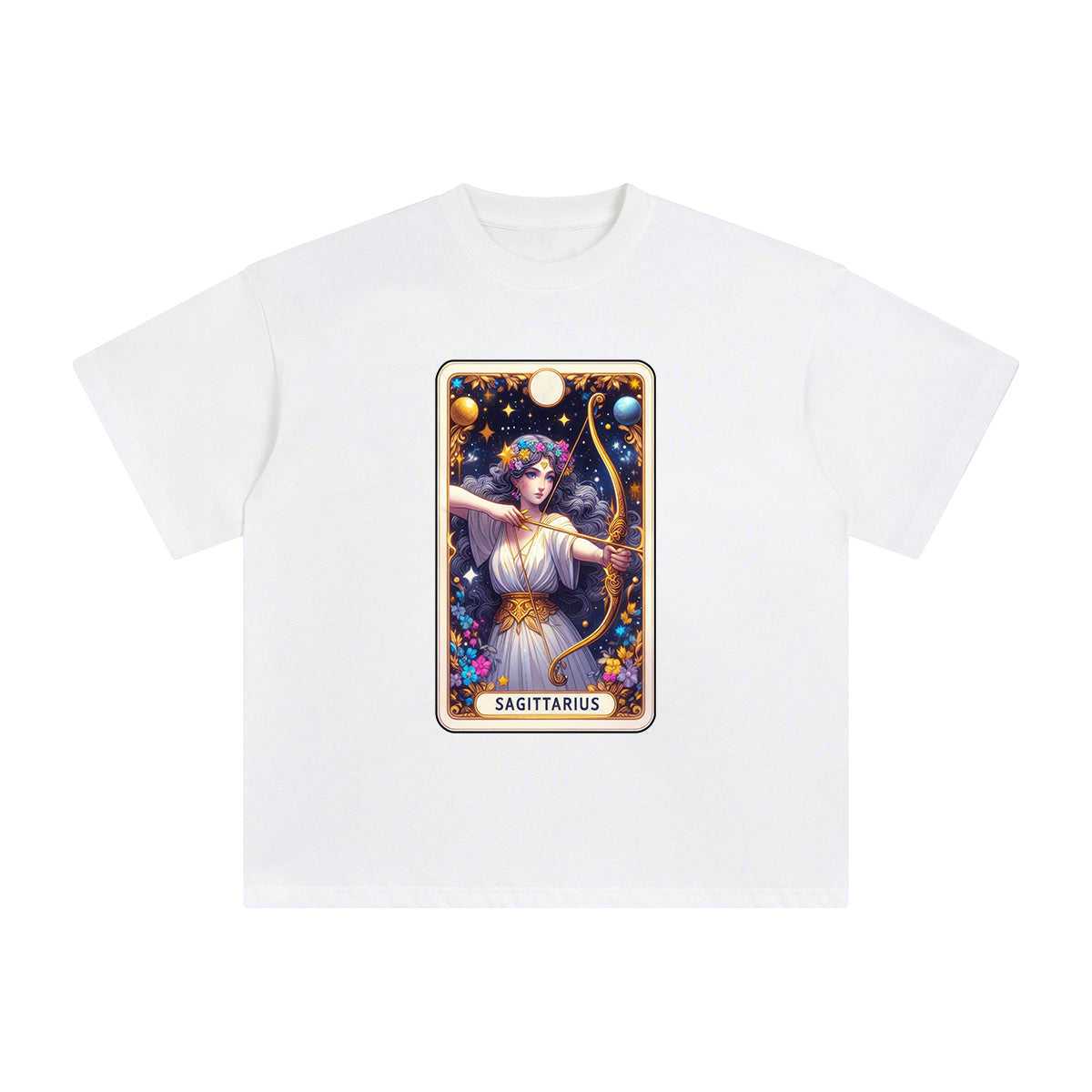 Sagittarius Zodiac Graphic Tee-INNBLAC Fashion Apparel