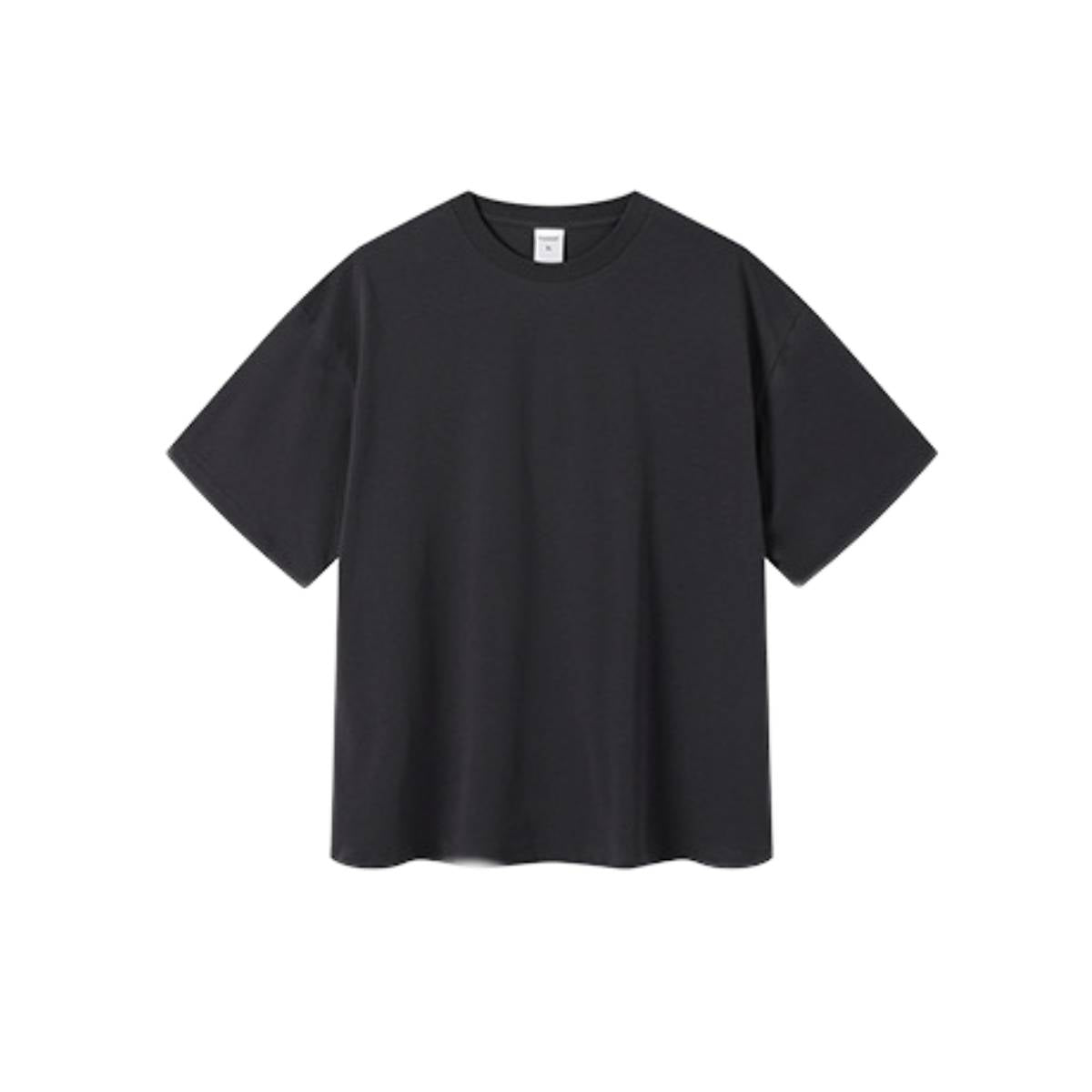 Camiseta destructiva de peso pesado con borde crudo de 10 oz