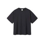 Camiseta destructiva de peso pesado con borde crudo de 10 oz