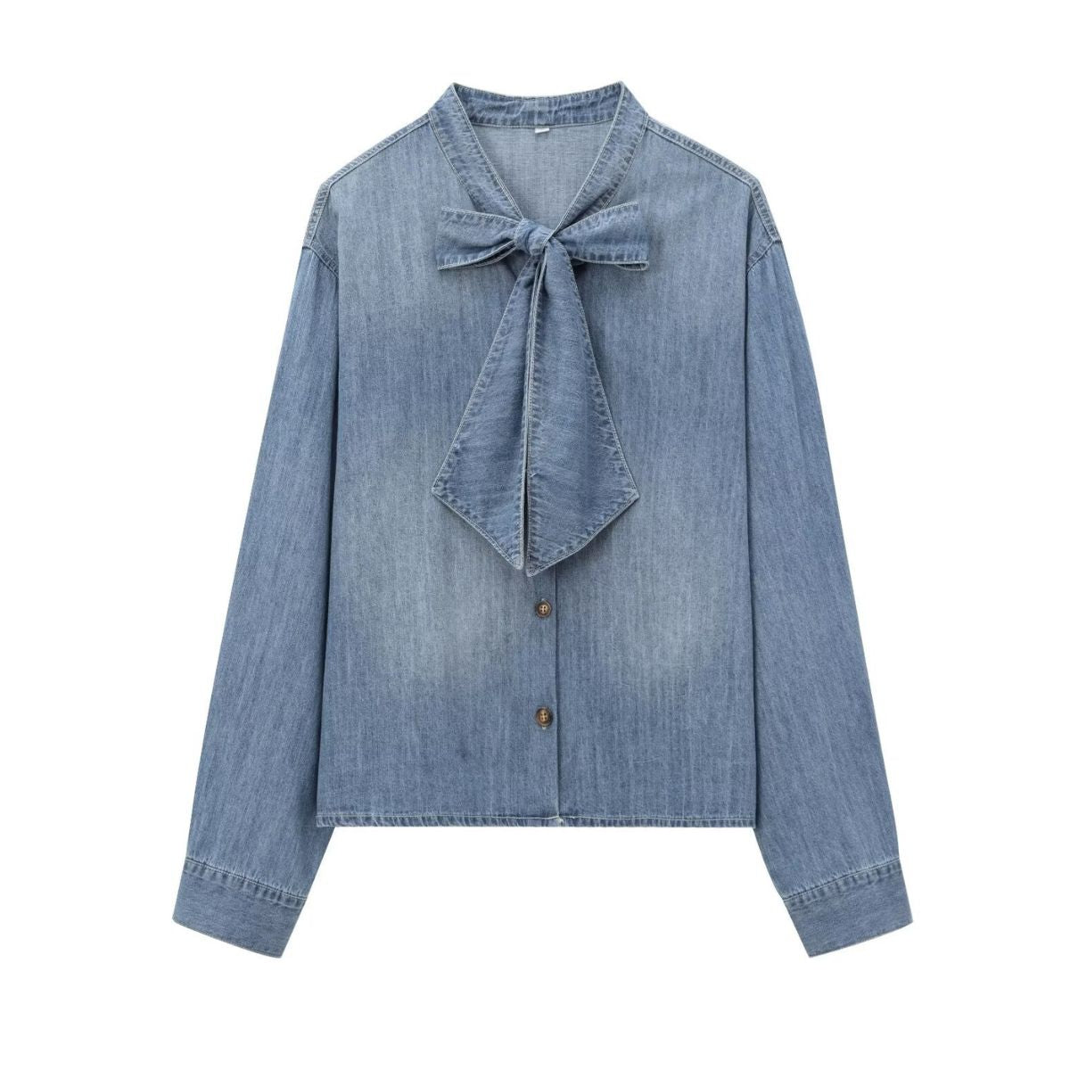 French Versatile Denim Shirt