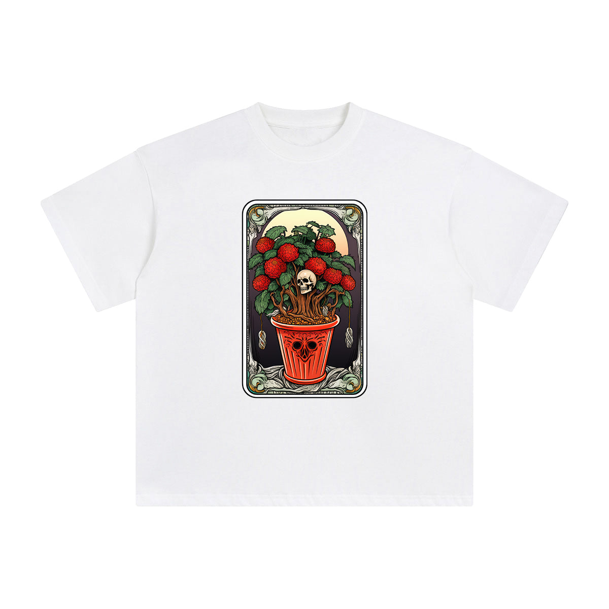Pot Tarot Card Graphic Tee-INNBLAC Fashion Apparel
