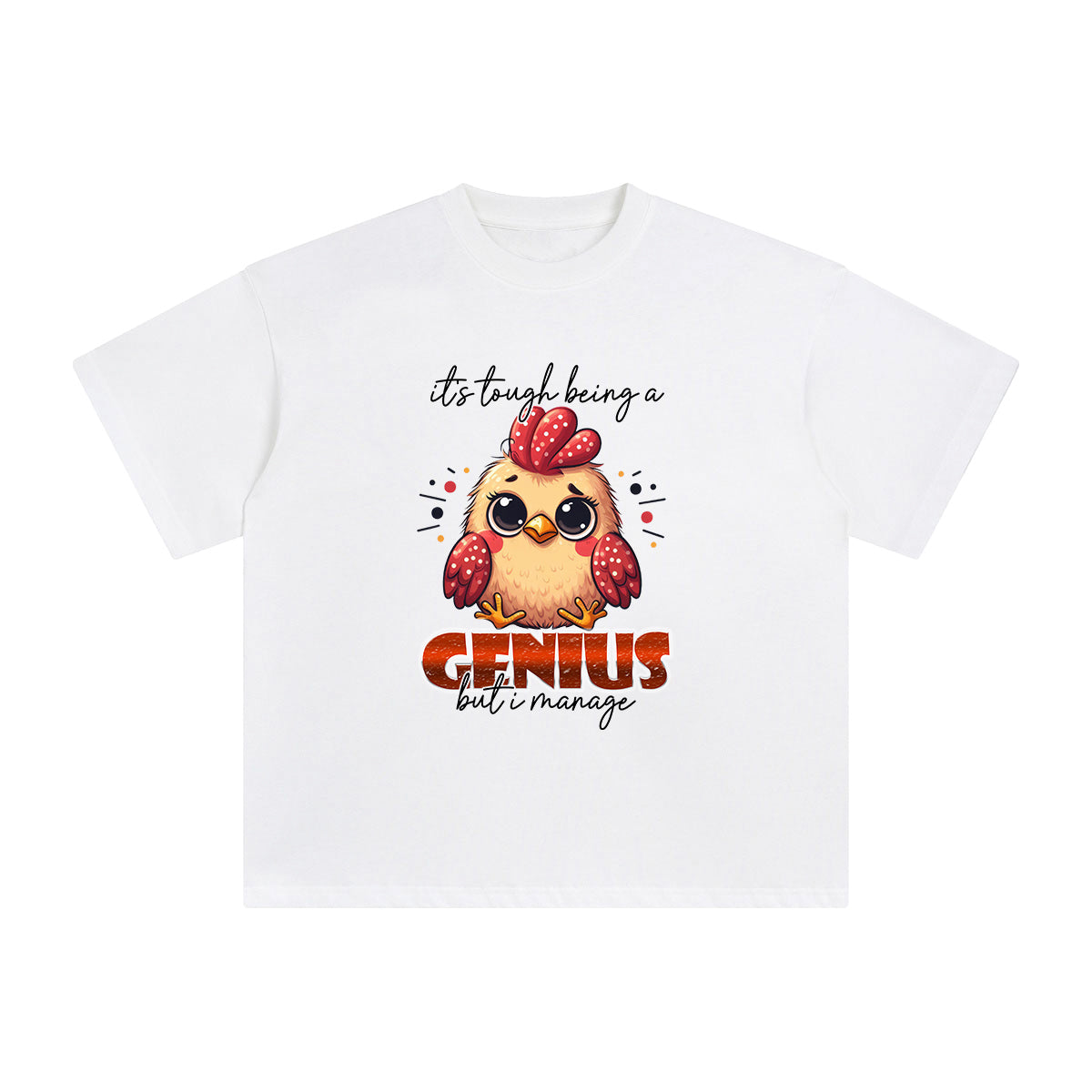 Genius But l Manage Graphic Tee-INNBLAC Fashion Apparel