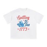 Spilling The Tea 1773 Graphic Tee-INNBLAC Fashion Apparel